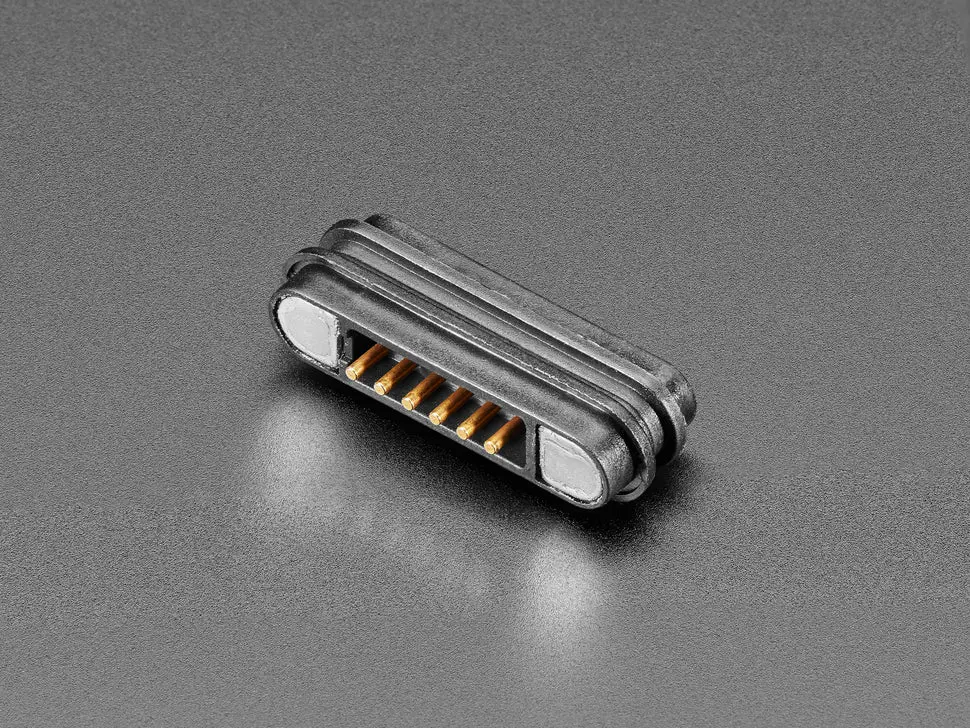 Diy Magnetic Connector - Straight 6 Contact Pins - 2.2Mm Pitch 1