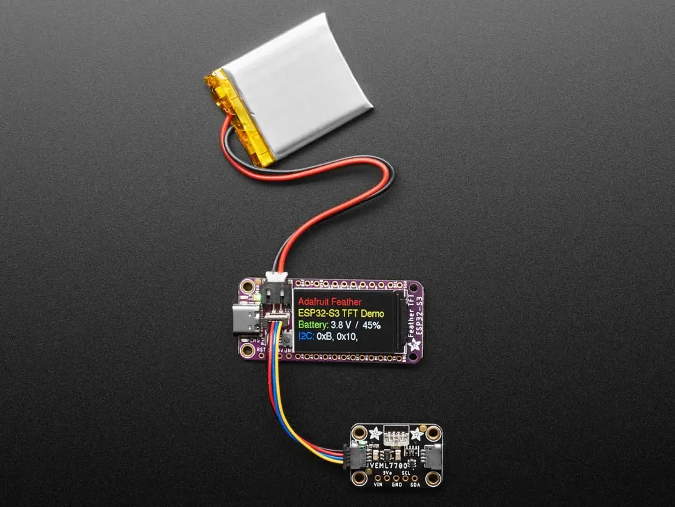 Adafruit Esp32-S3 Tft Feather - 4Mb Flash, 2Mb Psram, Stemma Qt 1