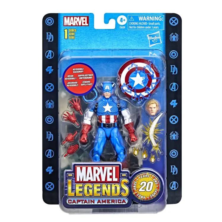 Marvel Legends 20Th Anniversary Captain America 6-Inch Figure 1