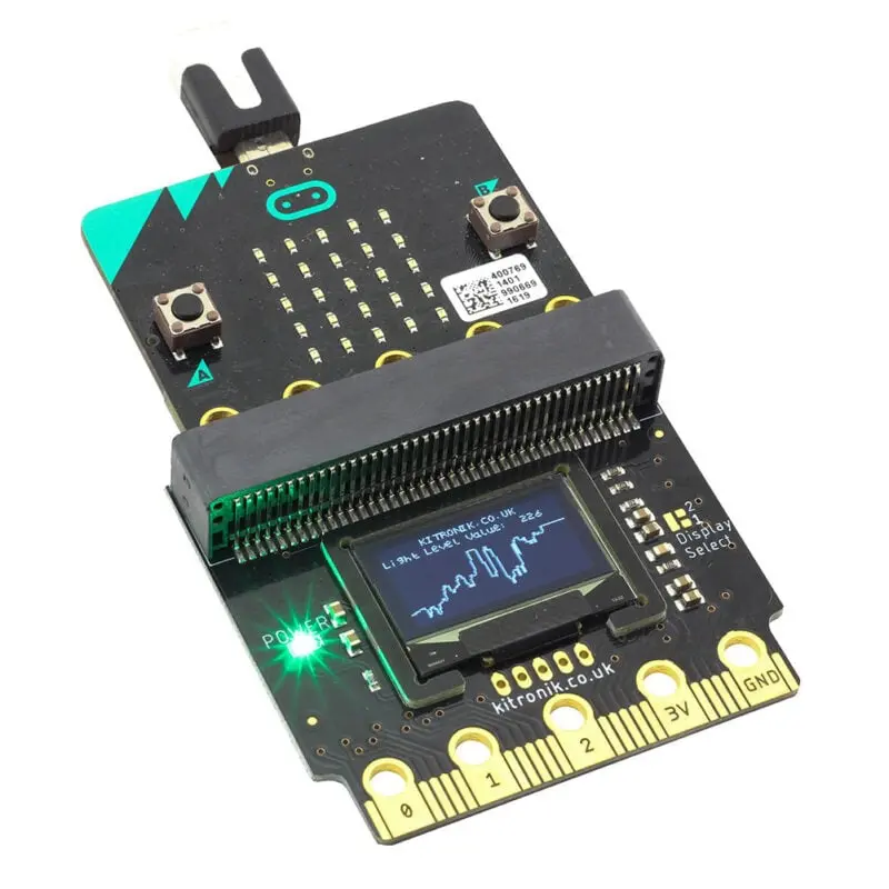 Kitronik :View Graphics 128 Oled Display 128X64 For Bbc Micro:Bit 1