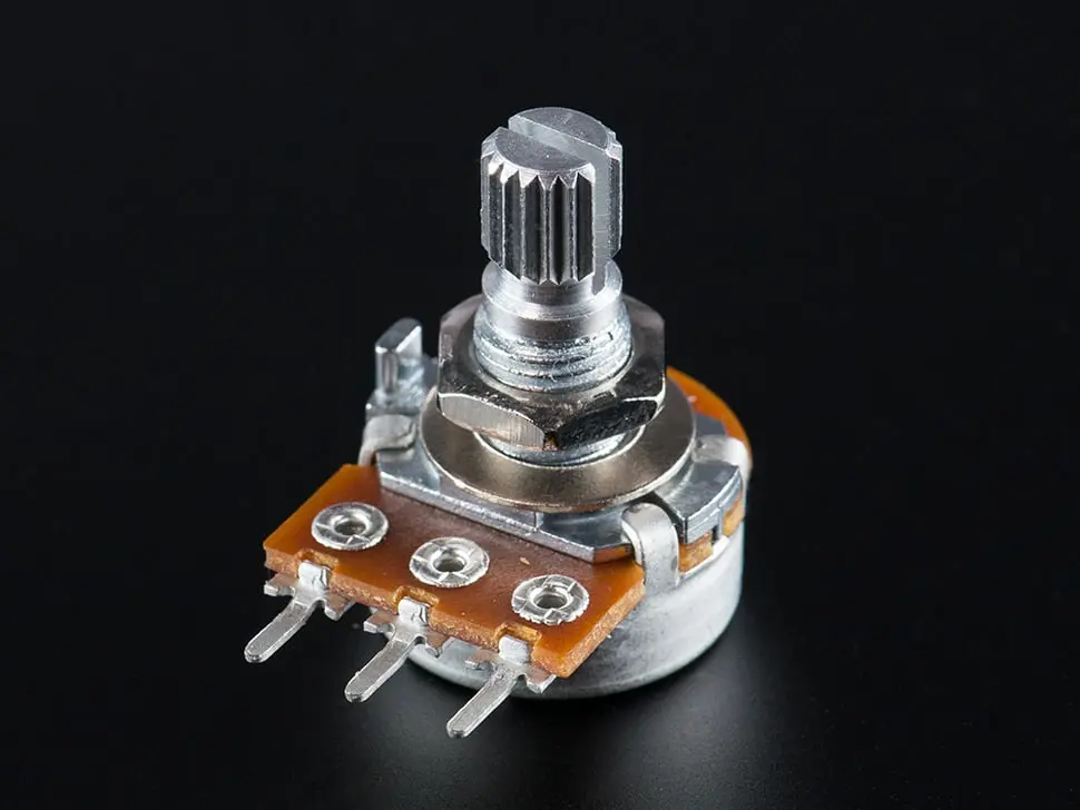 Panel Mount 10K Linear Potentiometer (Breadboard Friendly) 1