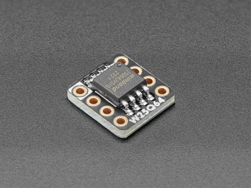 Adafruit Qspi Dip Breakout Board - W25q64 - 64 Mbit 8 Mbyte - W25q64jvssiq 1