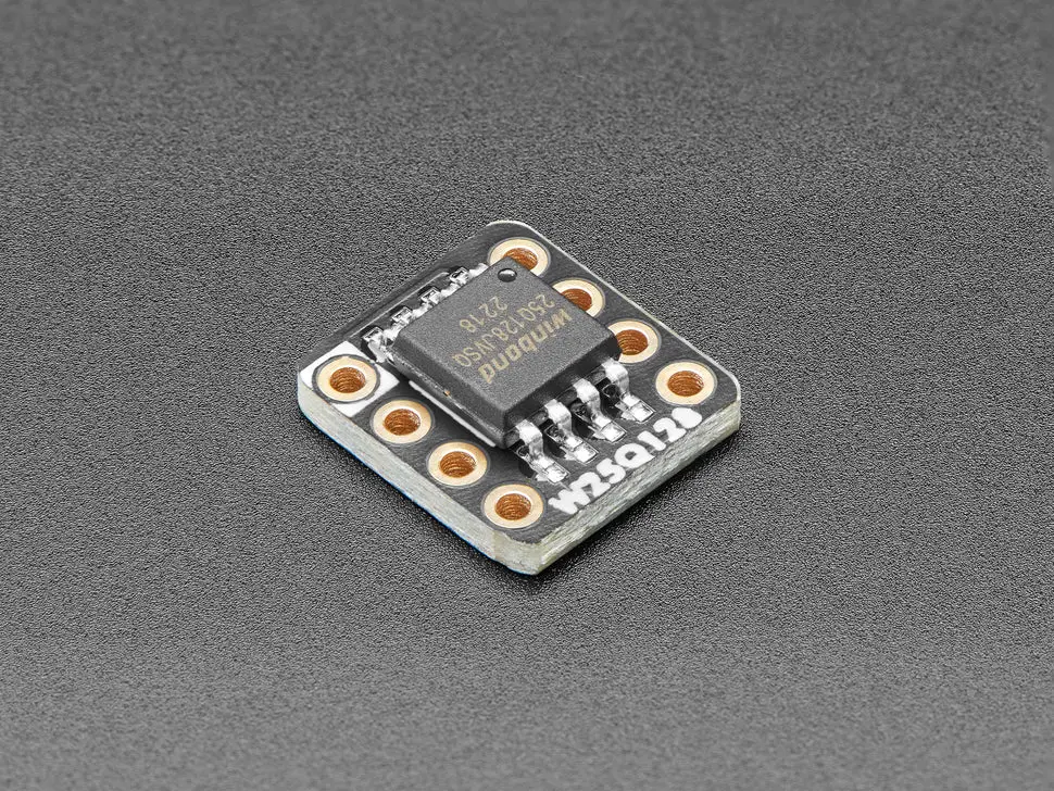 Adafruit Qspi Dip Breakout Board - W25q128 - 128 Mbit 16 Mbyte - W25q128jvssiq 1
