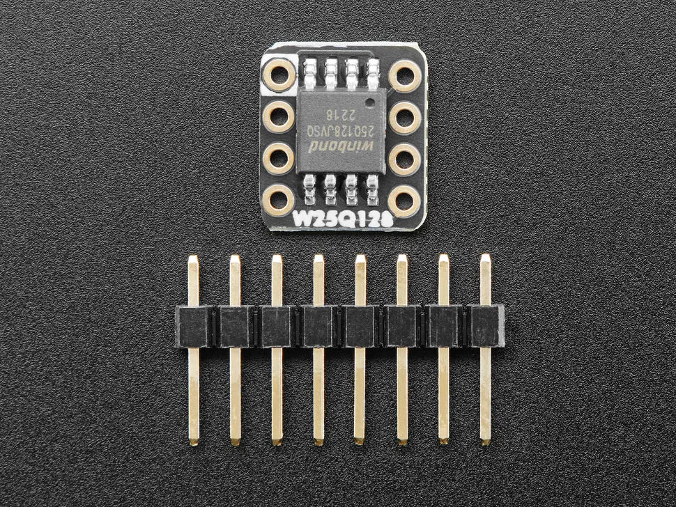 Adafruit Qspi Dip Breakout Board - W25q128 - 128 Mbit 16 Mbyte - W25q128jvssiq 2