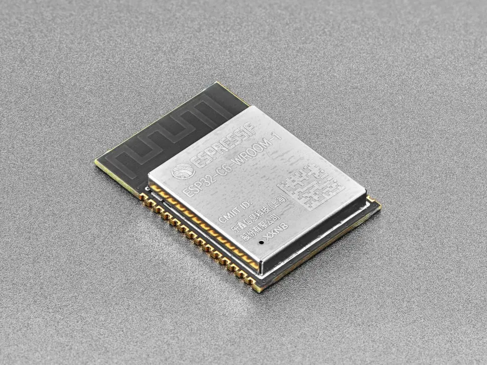 Esp32-C6-Wroom-1-N8 Engineering Module - 8 Mb Quad Spi Flash - Pcb Antenna 1