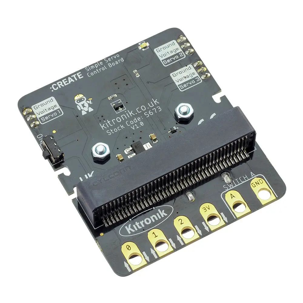 Kitronik Simple Servo Control Board For Bbc Micro:Bit 1