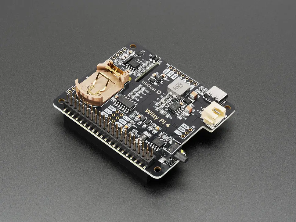 Witty Pi 4 Hat - Rtc & Power Management For Raspberry Pi 1