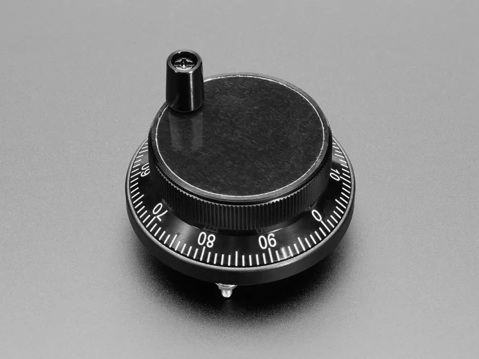 Cnc Rotary Encoder - 100 Pulses Per Rotation - 60Mm Black 1