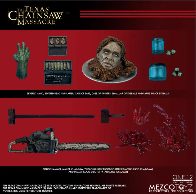 Pre-Order (Deposit) - Mezco One12 Leatherface (2003) 6-Inch Figure 2