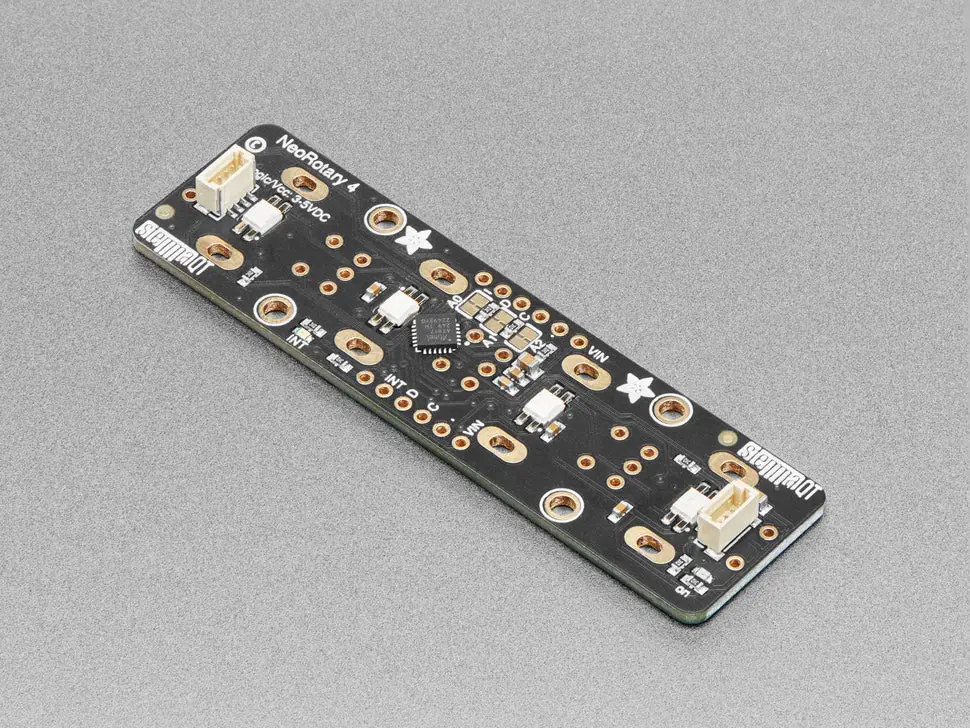 Adafruit I2c Quad Rotary Encoder Breakout With Neopixel - Stemma Qt / Qwiic 1
