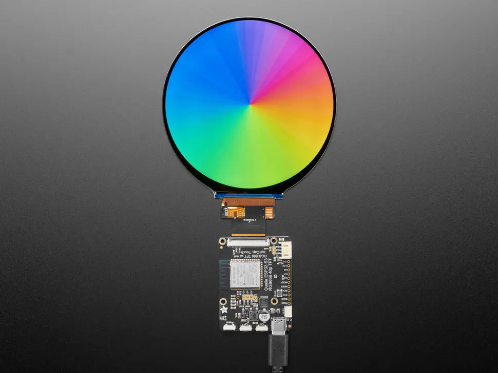 Round Rgb Ttl Tft Display - 4" 720X720 - No Touchscreen - Nv3052c 1