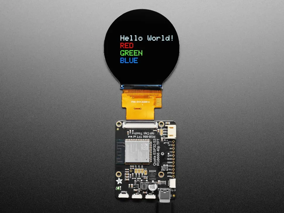 Adafruit Qualia Esp32-S3 For Ttl Rgb-666 Displays 1