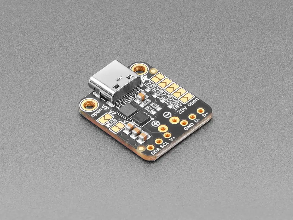 Adafruit Usb Type C Power Delivery Dummy Breakout - I2c Or Fixed - Husb238 1