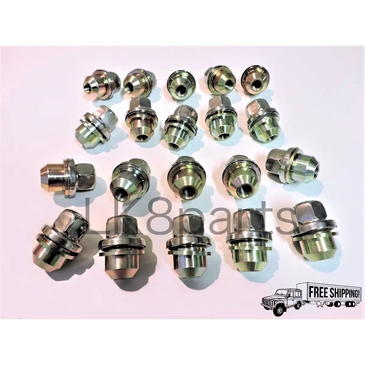 D2/P38 Alloy Wheel Lug Nut Kit - Set Of 20 1