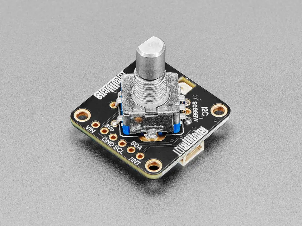 Adafruit I2c Stemma Qt Rotary Encoder Breakout With Encoder - Stemma Qt / Qwiic 1