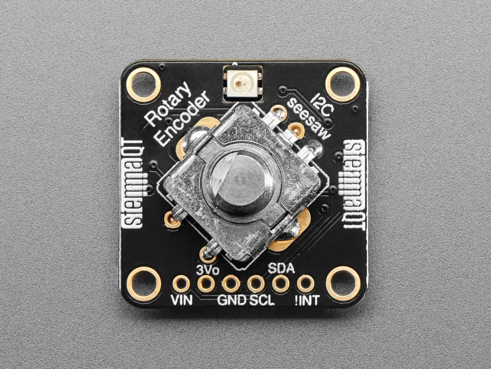 Adafruit I2c Stemma Qt Rotary Encoder Breakout With Encoder - Stemma Qt / Qwiic 2