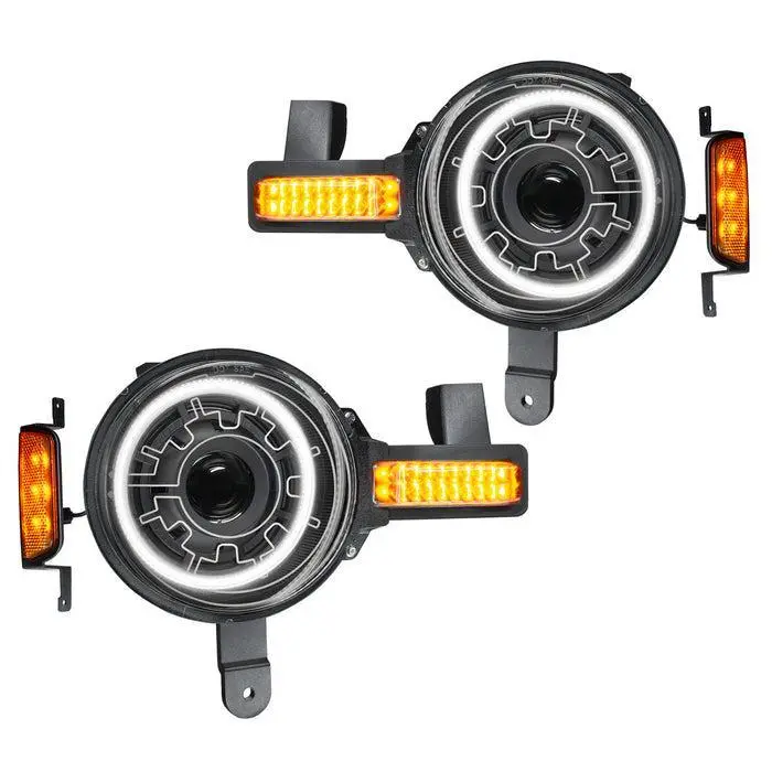 Oracle Oculus Bi-Led Projector Headlights W/ Heated Lenses 2021+ Ford Bronco | 5886-111 1