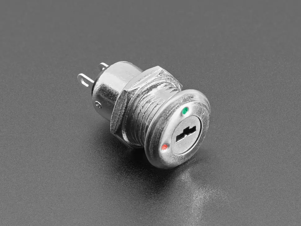 On-Off Key Lock Switch - 12Mm Diameter 1