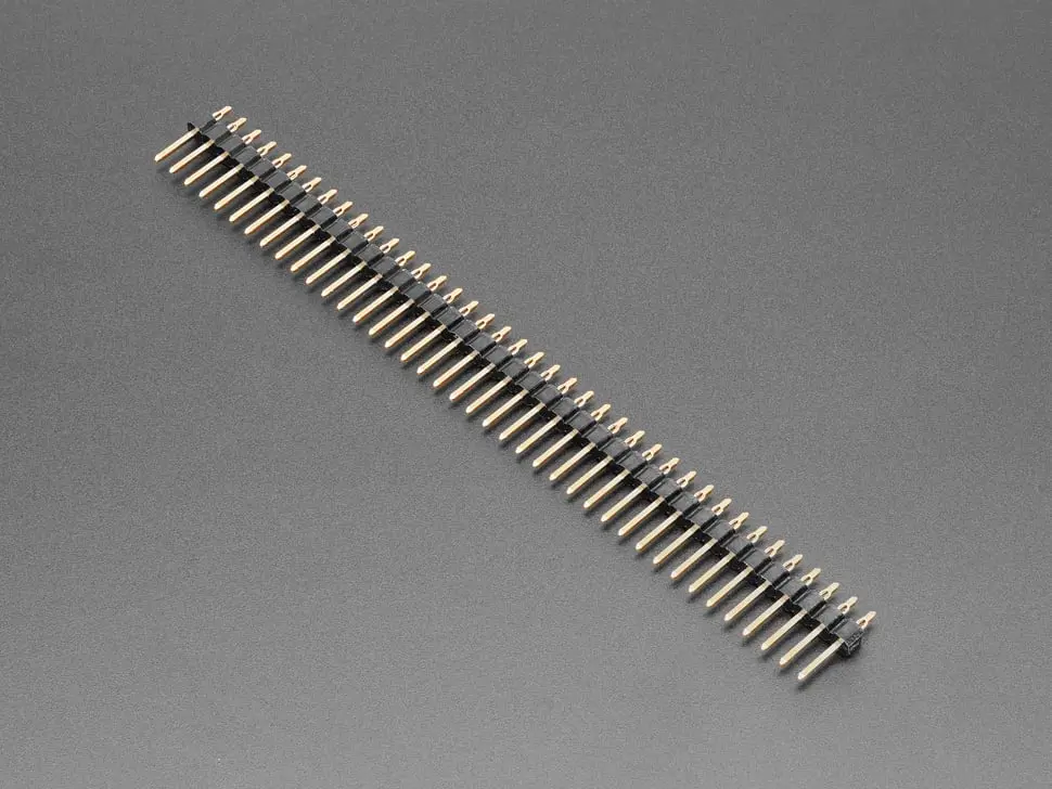 Solderless Press-Fit Male Pin Header - 2.54Mm / 0.1" Pitch 1