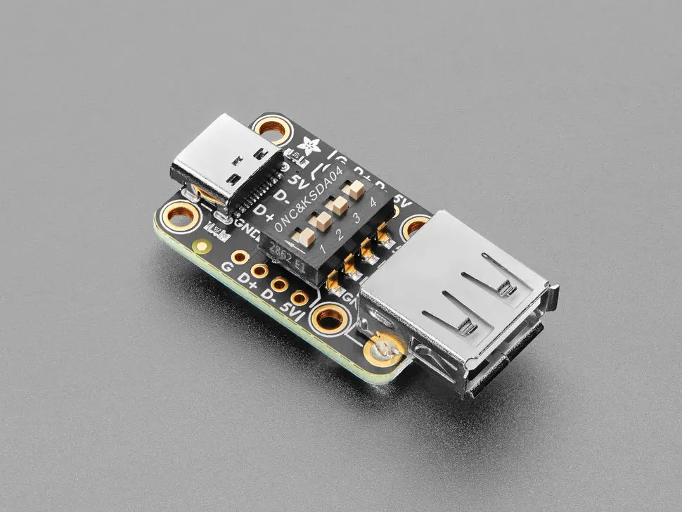 Adafruit Switchable Usb Type A To C Breakout Board 1