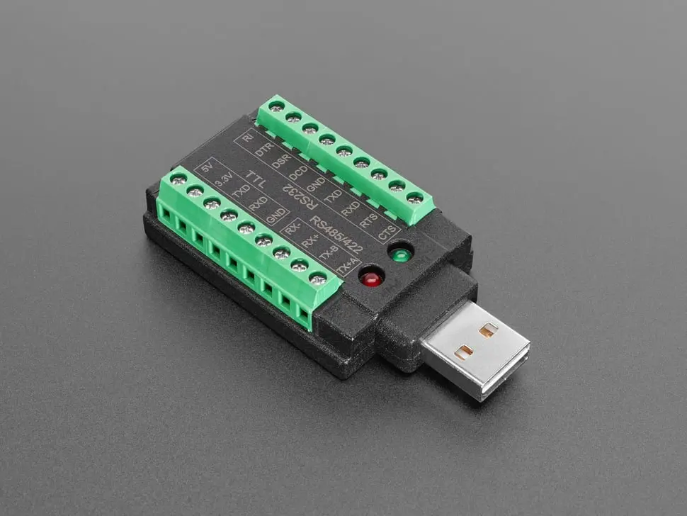 Usb To Multi-Protocol Serial Adapter: Rs-232 / Ttl Uart / Rs-485 1