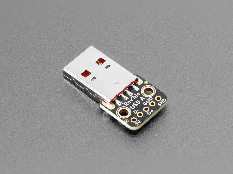 Adafruit Reversible Usb Type A Plug Connector Breakout 1