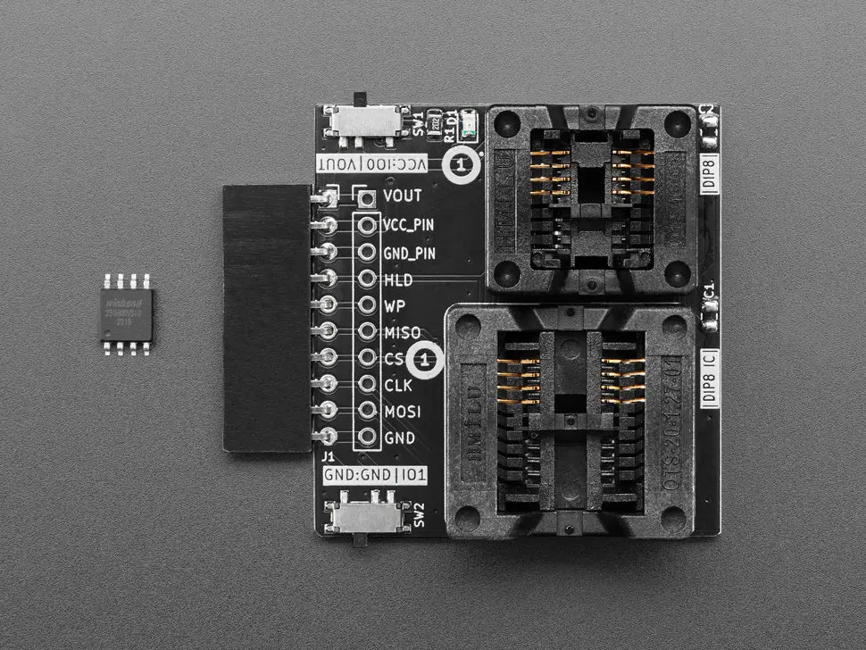 Bus Pirate 5 Soic / Sop8 Spi Flash Adapter 1