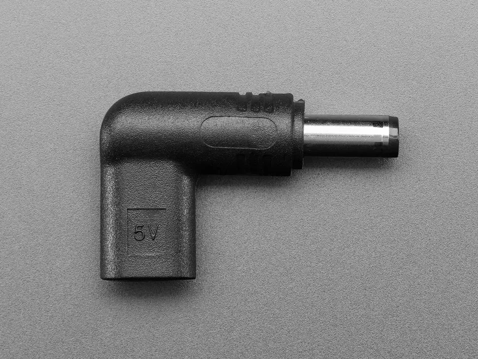 Usb Type C Pd To 5.5Mm/2.1Mm Barrel Jack Adapter - 5V 1