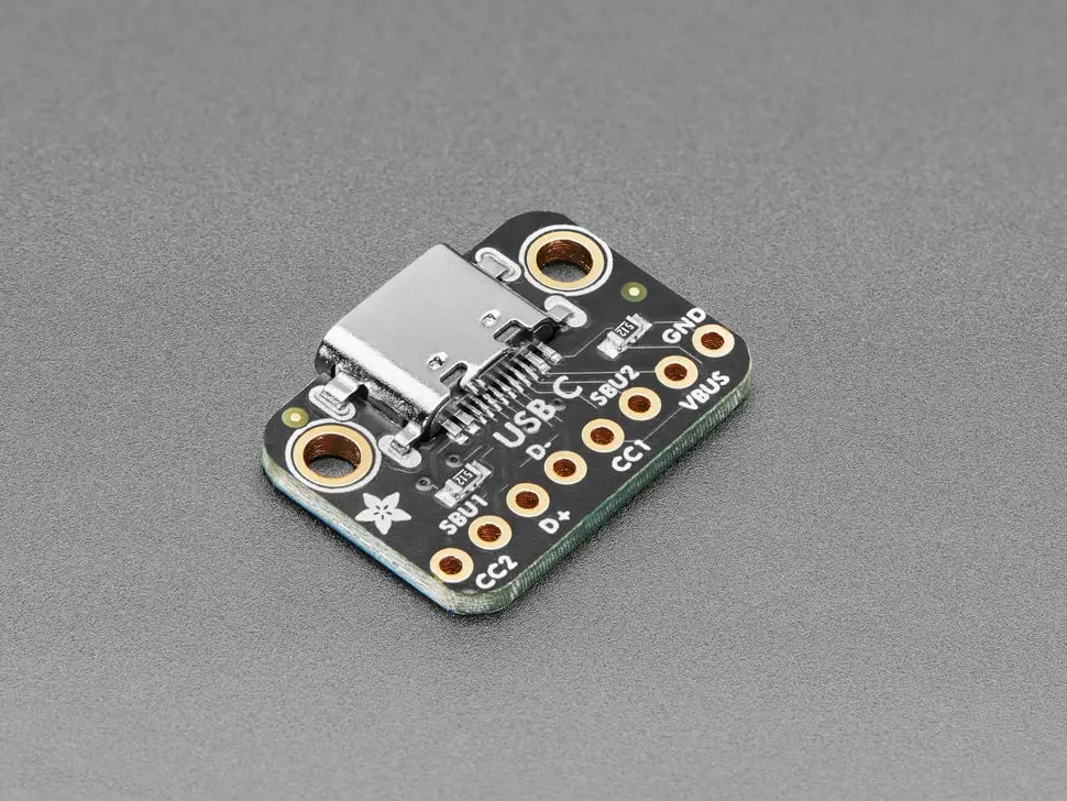 Adafruit Sunken Usb Type C Breakout Board - Downstream Connection 1
