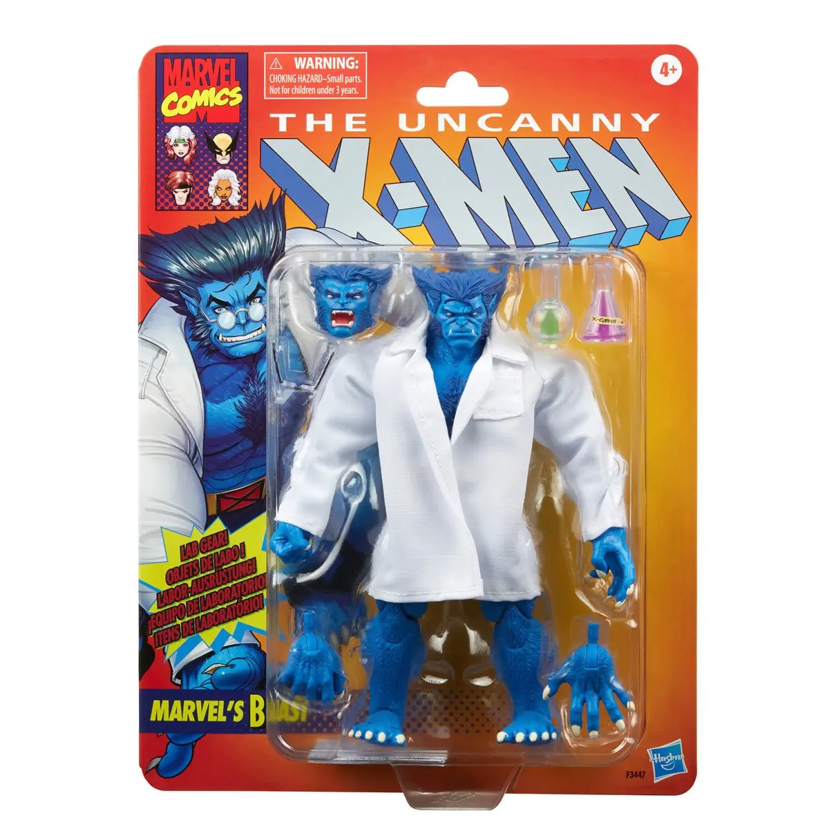 Marvel Legends Retro Beast 6-Inch Figure 1
