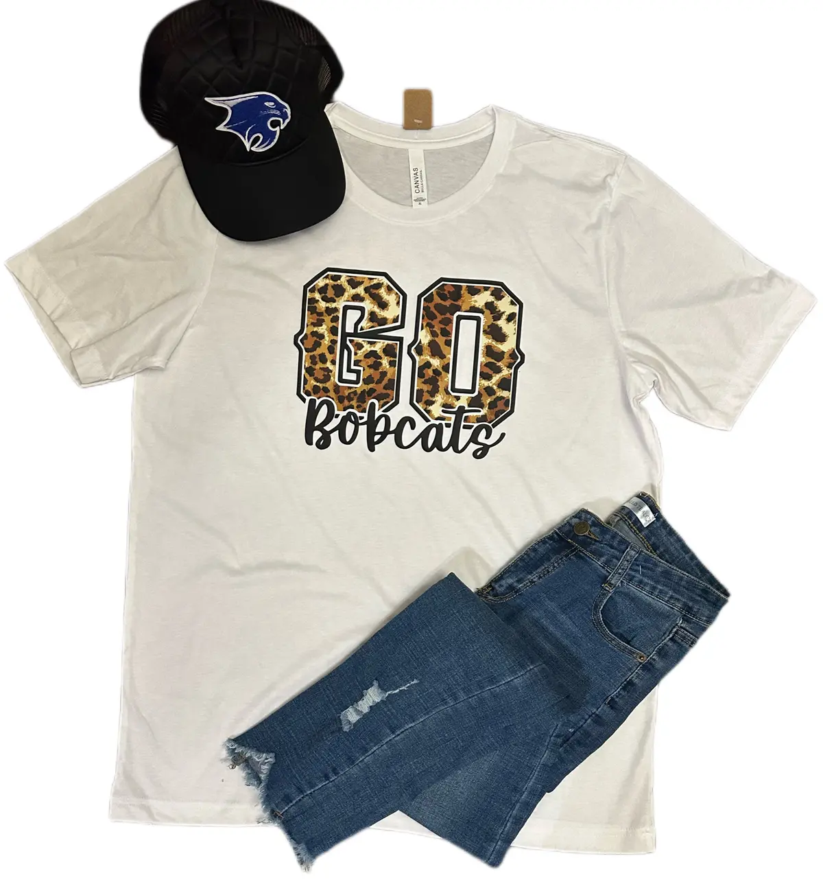 Leopard Go Bobcats Tee 1