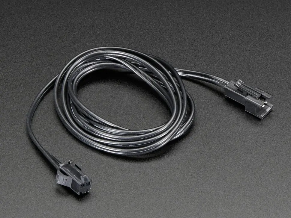 In-Line Power Cable 1 Meter Long Extension Cord For El Wire 1