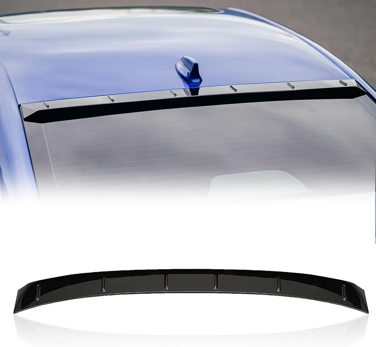 Xprite Rear Roof Spoiler Compatible With Honda Civic - Ap-Topwing-G1-Cf 1