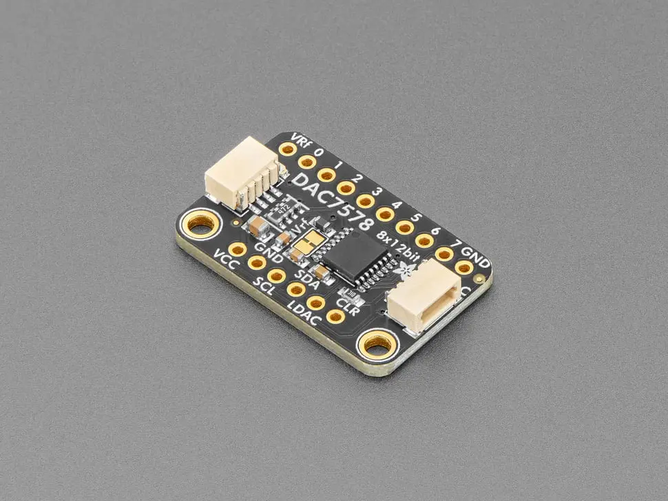 Adafruit Dac7578 Breakout - 8 Channel 12-Bit I2c Dac Stemma Qt / Qwiic 1