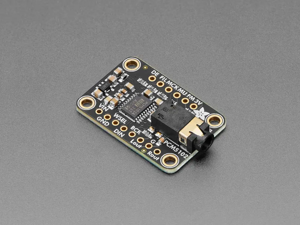 Adafruit Pcm5102 I2s Dac With Line Level Output - 112Db Snr 1