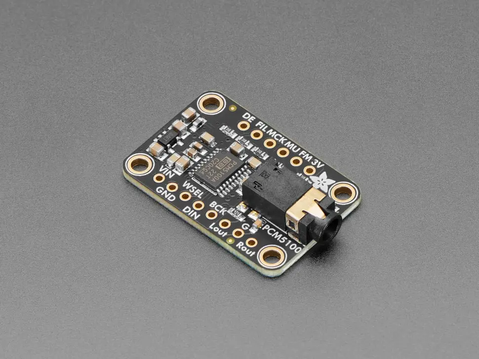 Adafruit Pcm5100 I2s Dac With Line Level Output - 100Db Snr 1