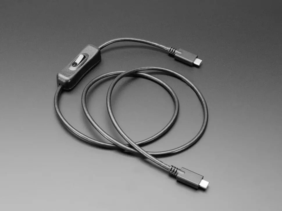 Usb Type C Sync Data Cable With On-Off Switch - 1 Meter Long 1