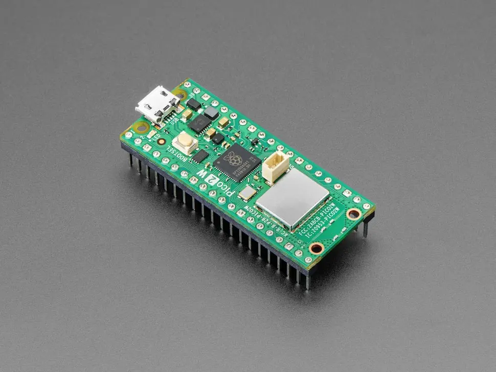 Raspberry Pi Pico 2W With Pre-Soldered Header 1