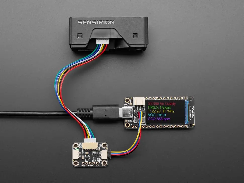 Adafruit Sen6x Breakout For Sensirion Sen66 - Stemma Qt / Qwiic 1