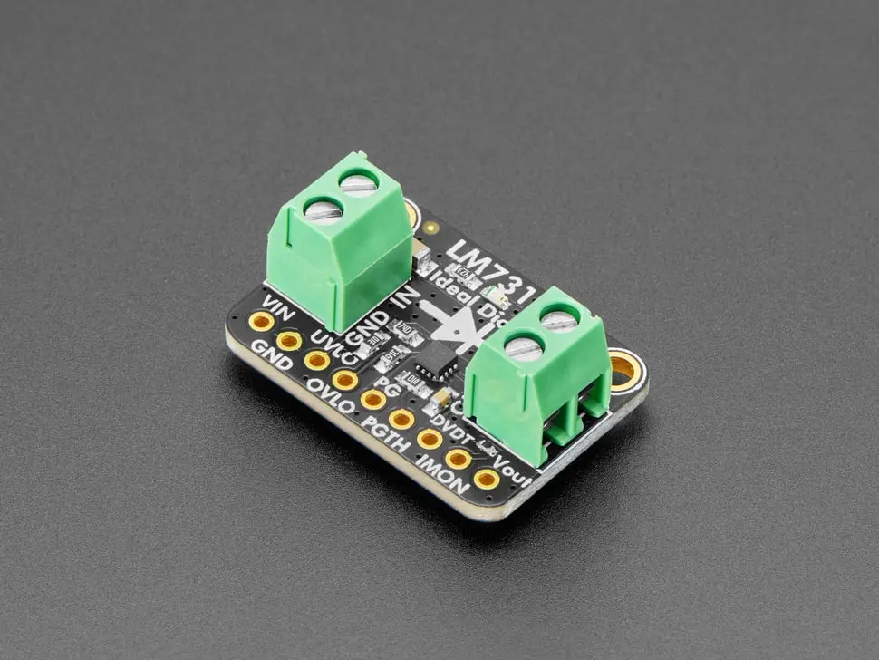 Adafruit Lm73100 23V 5A Max Ideal Diode Breakout 1