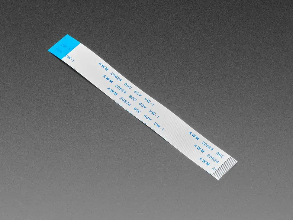 24-Pin 0.5Mm Pitch Fpc Flex A-B (D) Type Cable - 100Mm Long 1