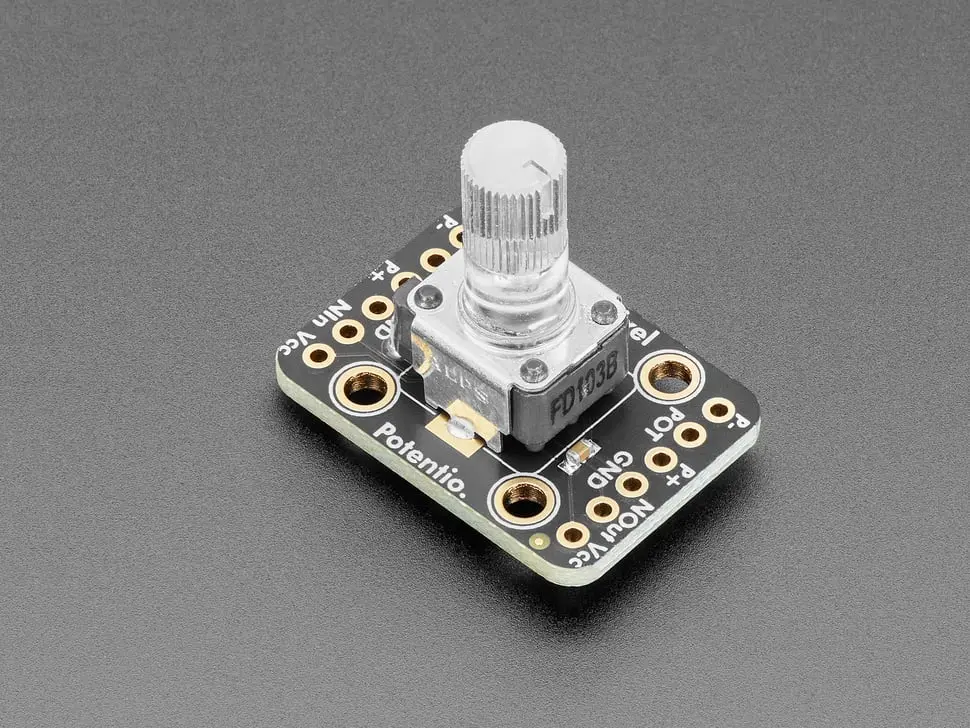 Adafruit Neopot - Clear Shaft Potentiometer With Rgb Neopixel 1