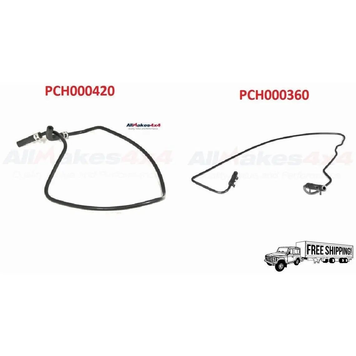 Expansion Reservoir Tank To Engine Hose Line Set 1