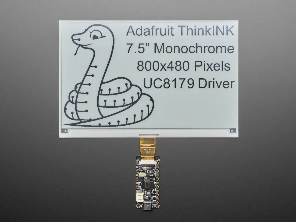7.5" 800X480 Monochrome Eink / Epaper Bare Display With Uc8179 Chipset 1