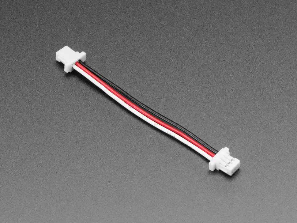 Jst Sh Compatible 1Mm Pitch 3-Pin Plug-Plug Cable - 50Mm Long 1