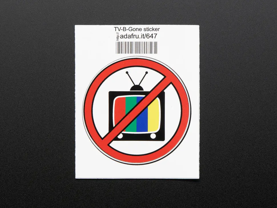 Tv-B-Gone Sticker 1