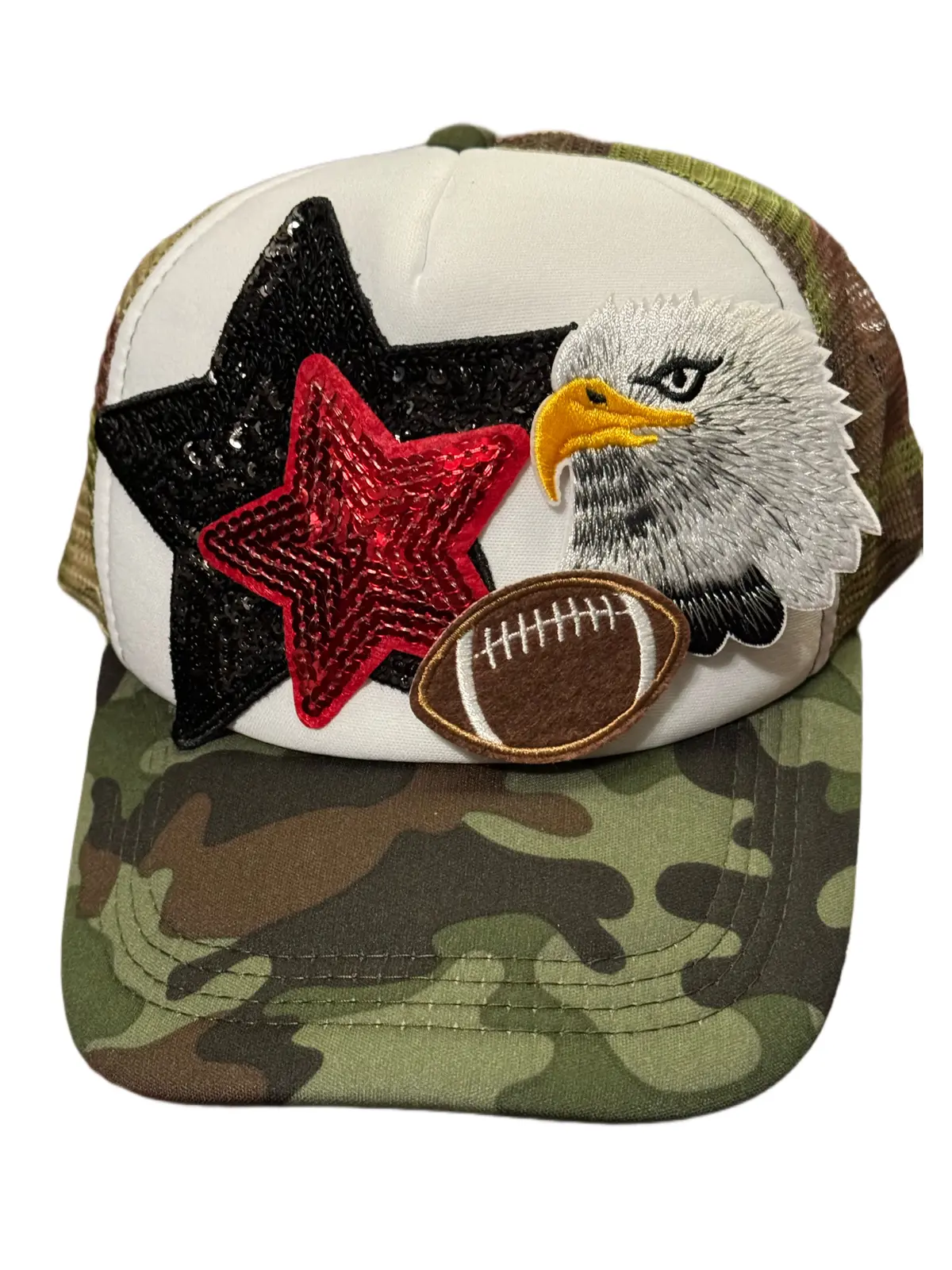 Eagles Camo Trucker Hat (Various Sports) 4