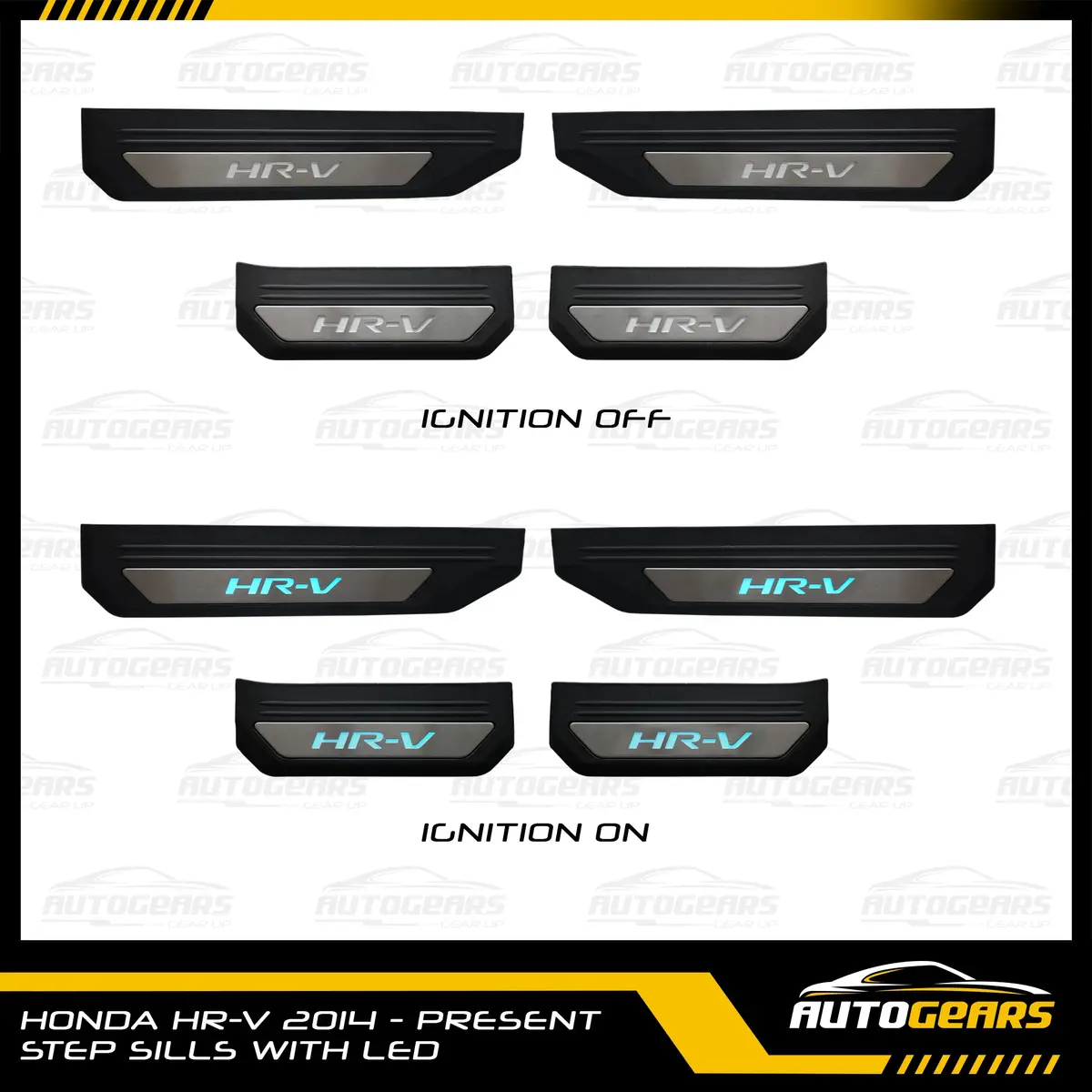 Honda Hr-V (2014 - 2021) Step Sills With Led 2