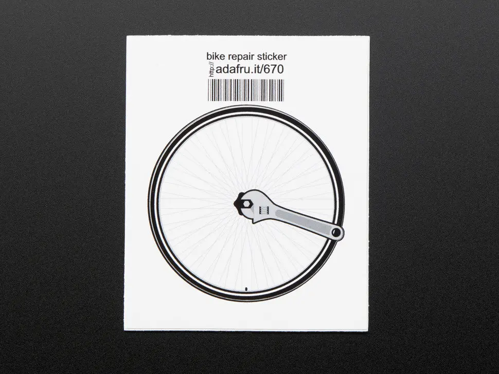 Bike Repair Sticker 1