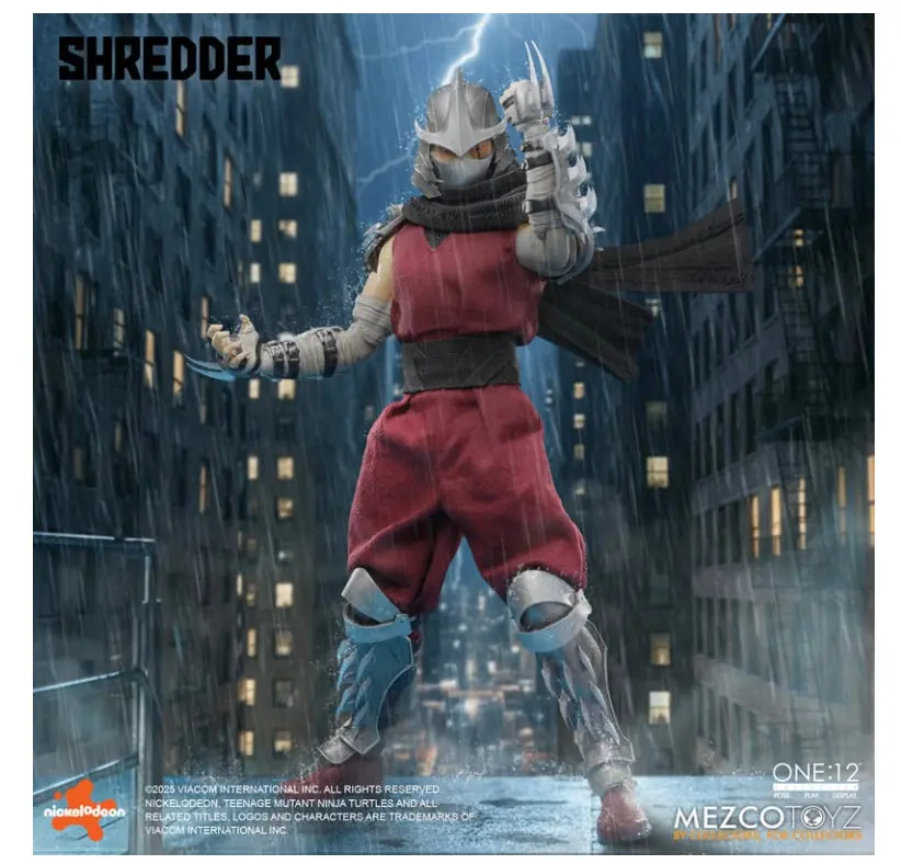 Pre-Order (Deposit) - Mezco One12 Tmnt Shredder 6-Inch Figure 1